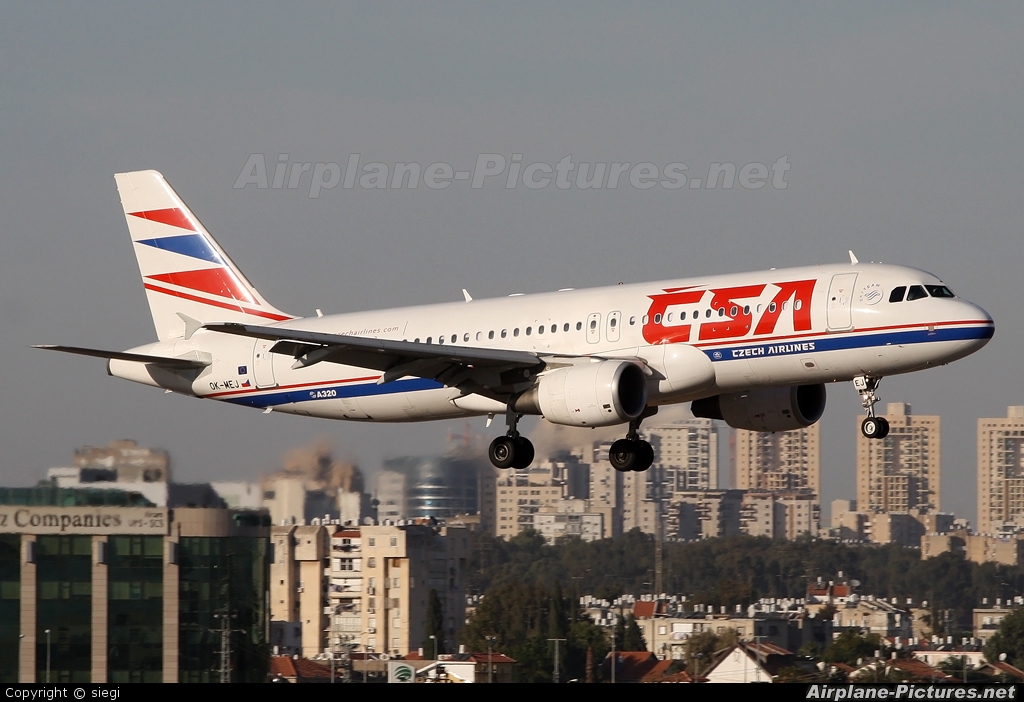 CSA - Czech Airlines OK-MEJ aircraft at Tel Aviv - Ben Gurion