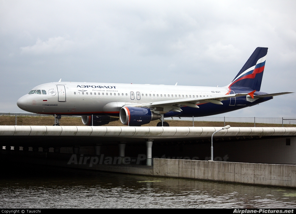 Aeroflot VQ-BAY aircraft at Amsterdam - Schiphol