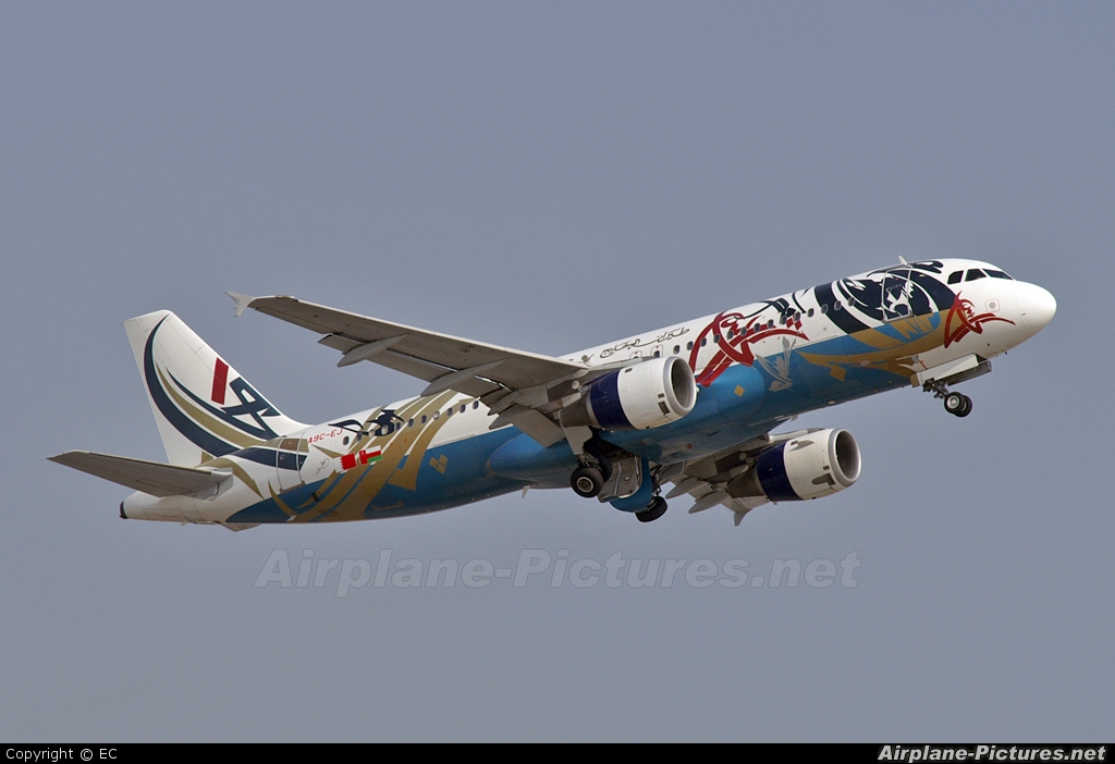 Gulf Air A9C-EJ aircraft at Dubai Intl