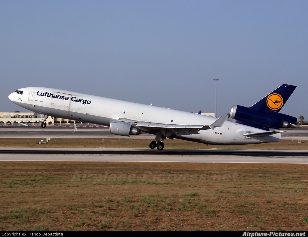 Lufthansa Cargo D-ALCL aircraft at Malta Intl