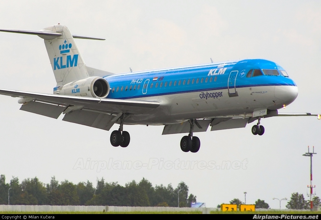 KLM Cityhopper PH-KZI aircraft at Prague - Václav Havel