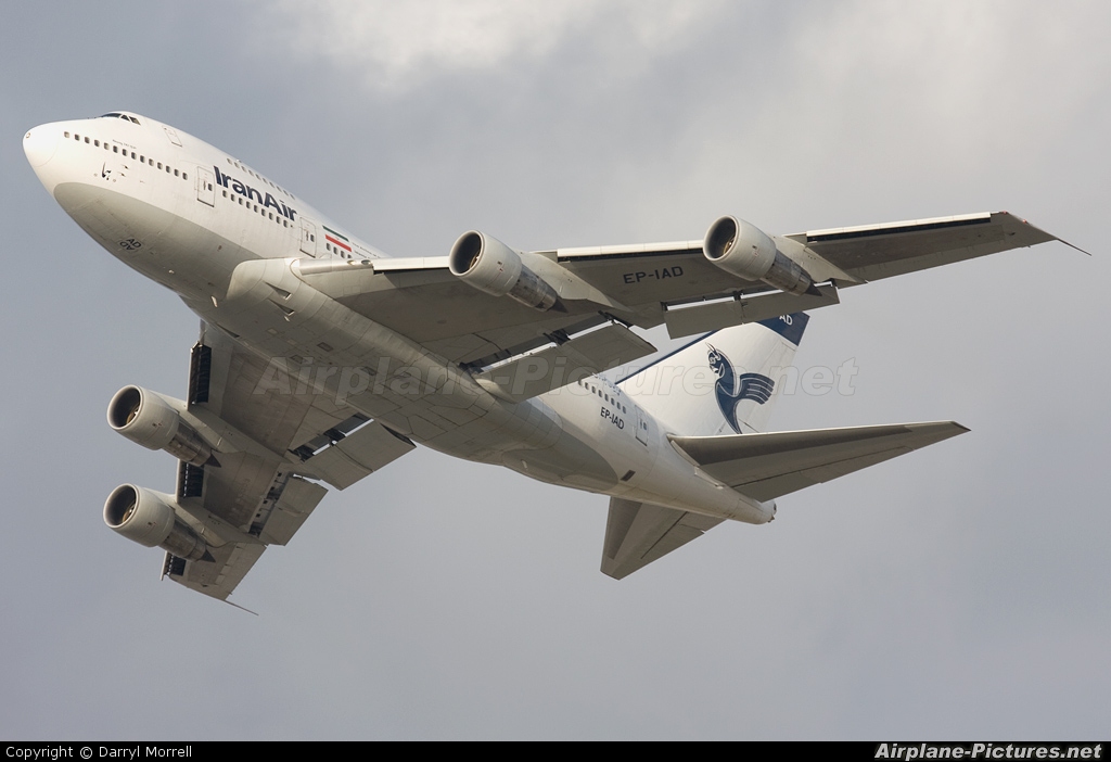 Iran Air EP-IAD aircraft at London - Heathrow