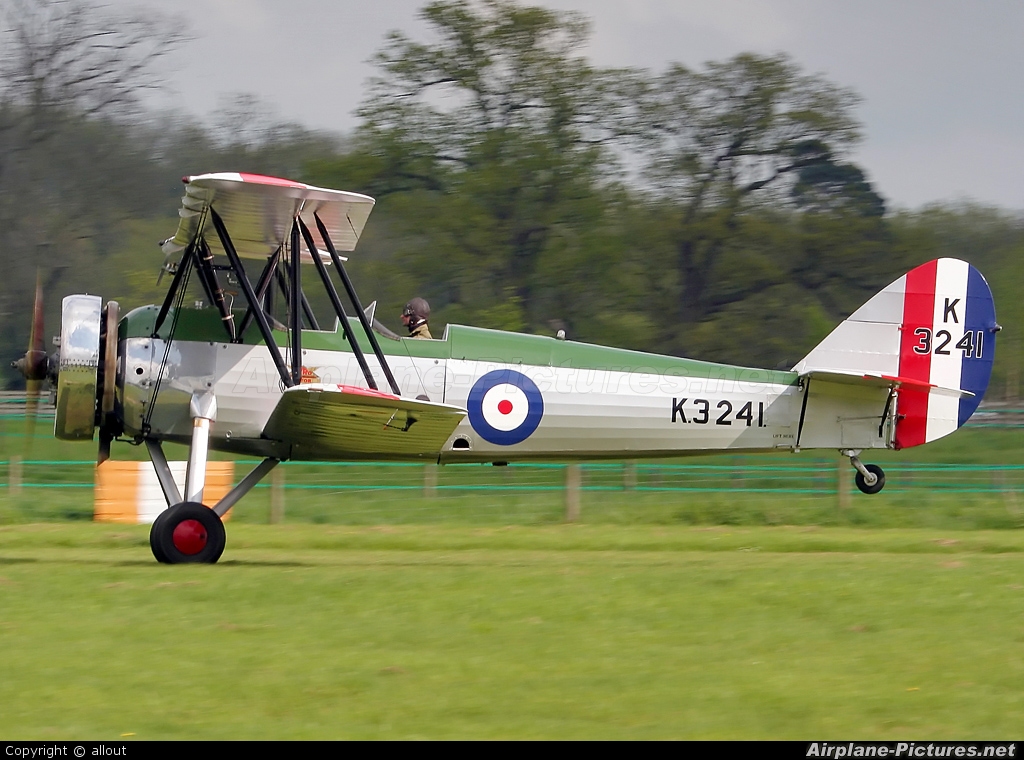 The Shuttleworth Collection G-AHSA aircraft at Old Warden