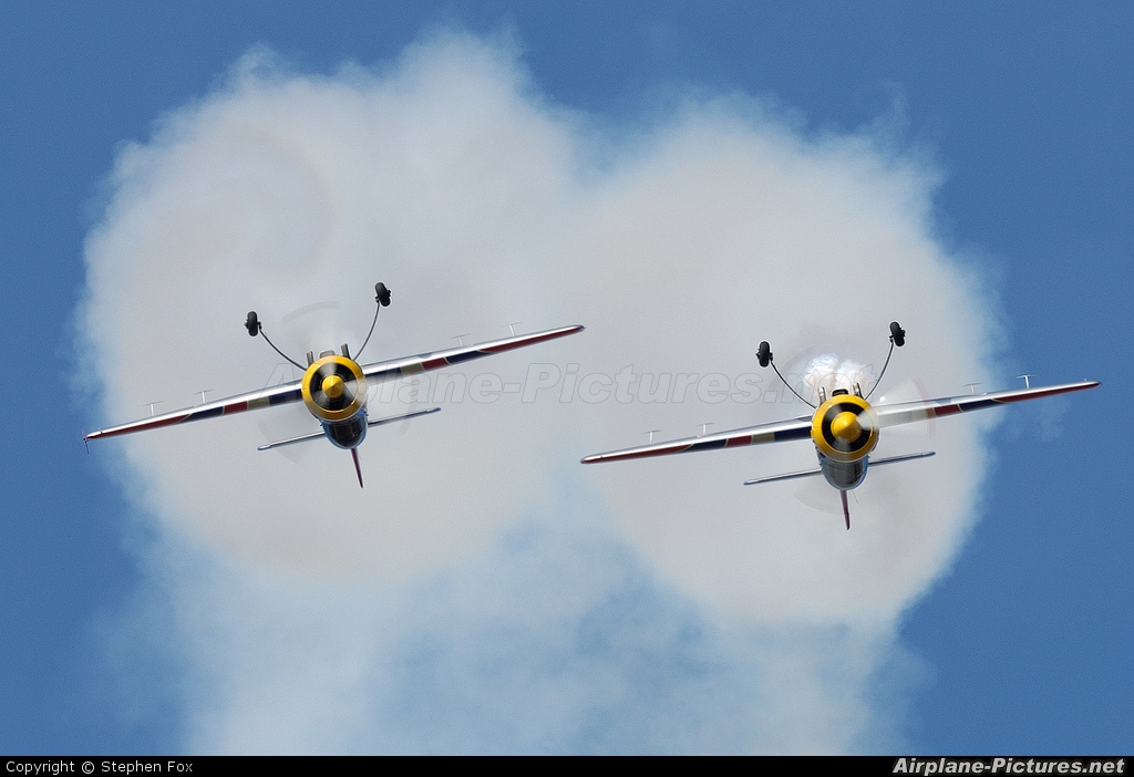 The Flying Bulls : Aerobatics Team G-IIIS aircraft at Brighton - Shoreham
