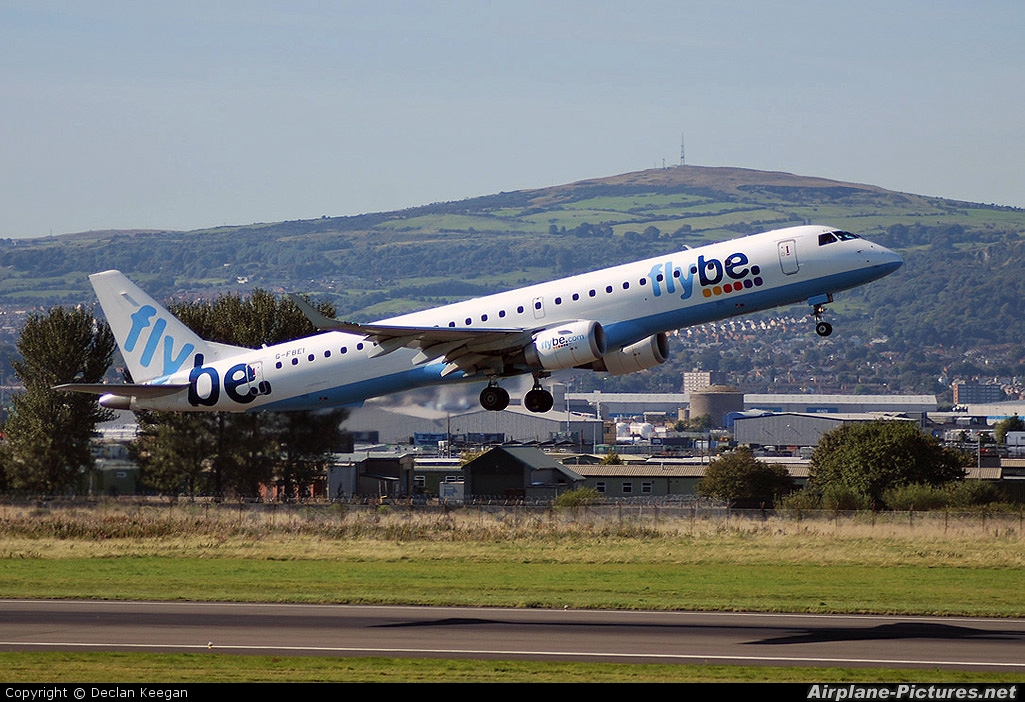 Flybe G-FBEI aircraft at Belfast City - George Best