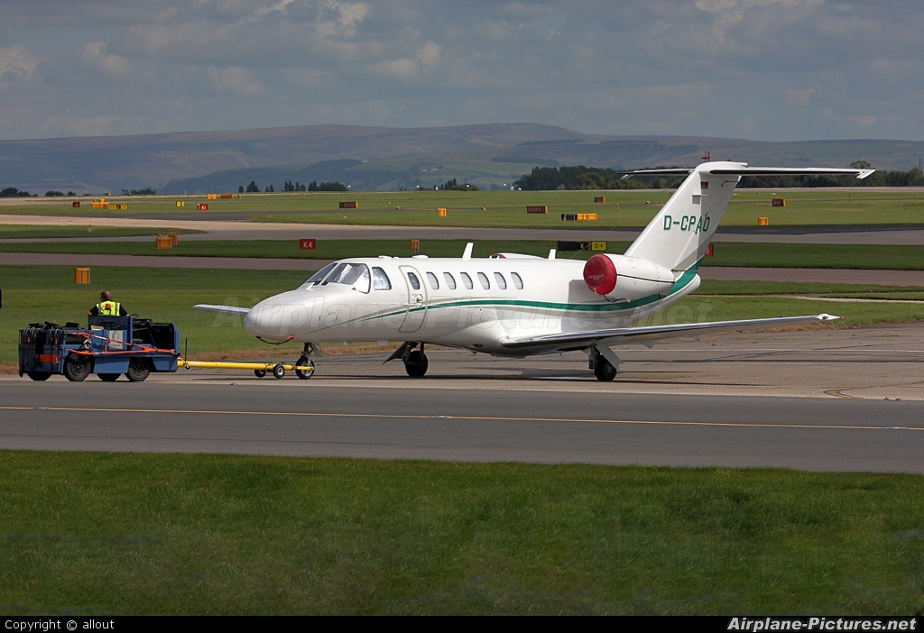 Private D-CPAO aircraft at Manchester