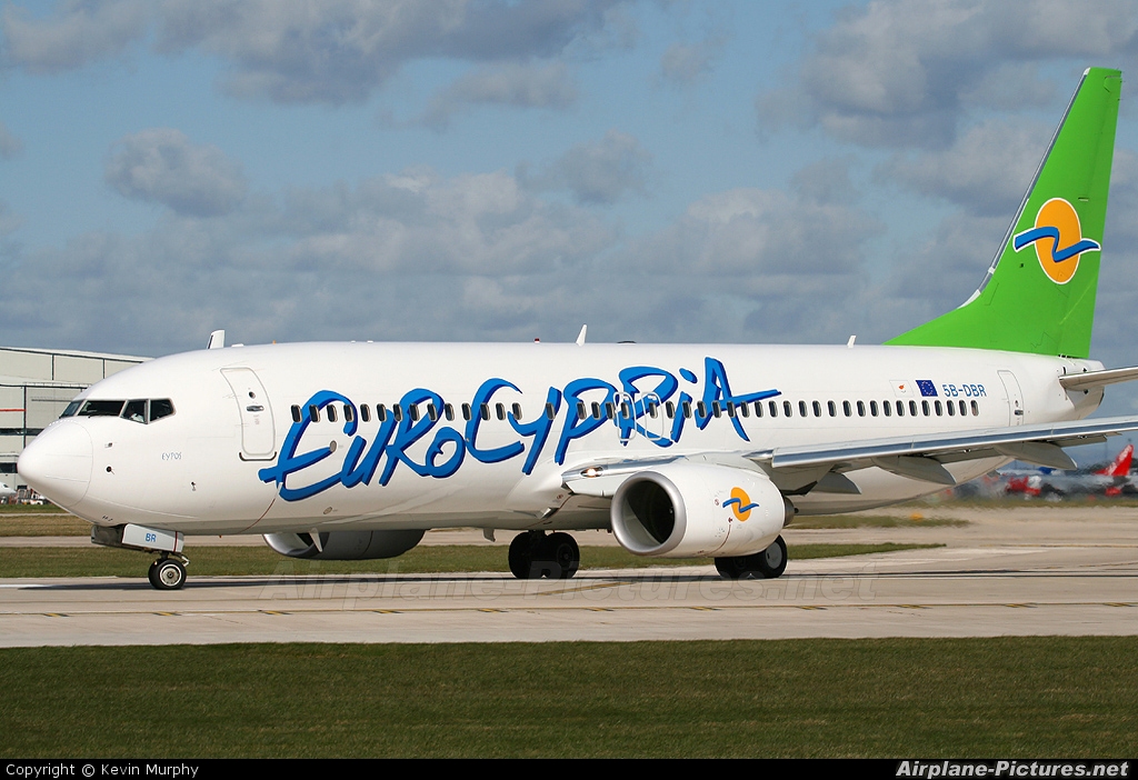 Eurocypria Airlines 5B-DBR aircraft at Manchester