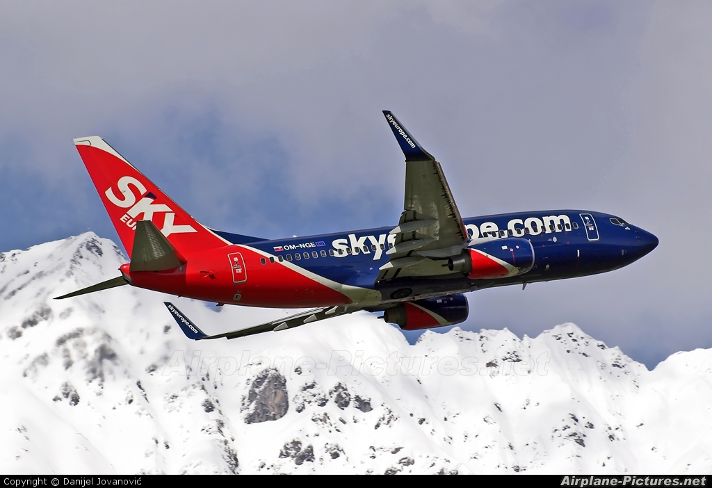 SkyEurope OM-NGE aircraft at Innsbruck