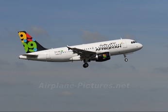 5A-ONI - Afriqiyah Airways Airbus A319