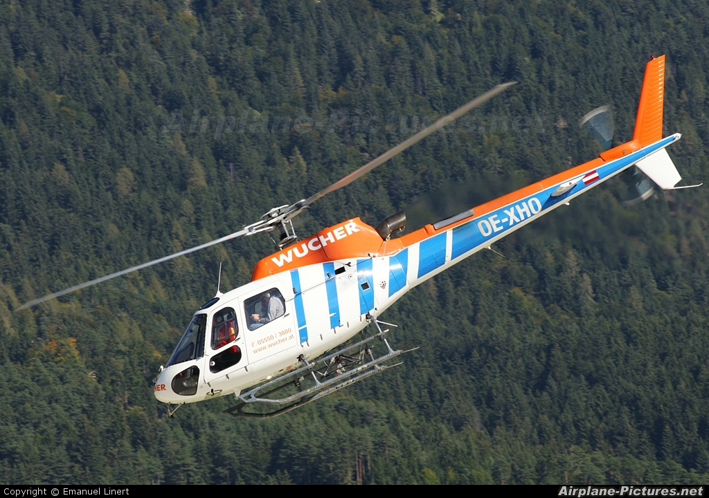 Wucher Helicopter OE-XHO aircraft at Innsbruck