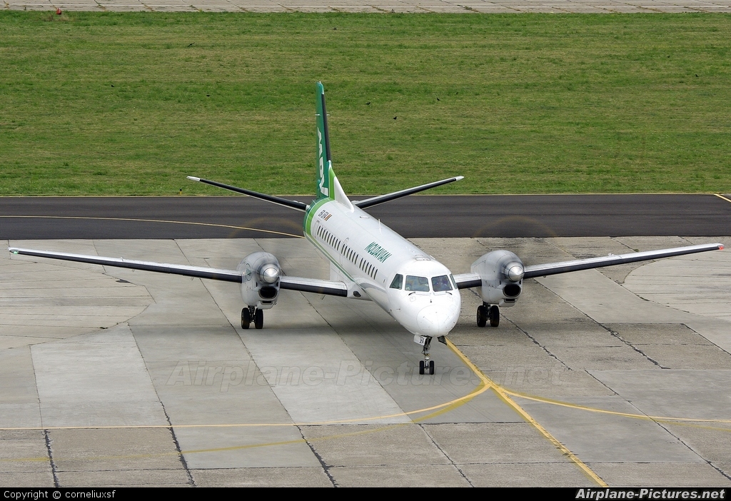 Moldavian Airlines ER-SFA aircraft at Bacau