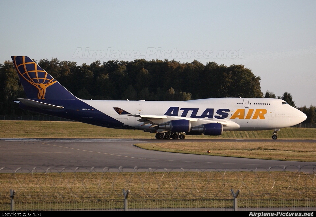 Atlas Air N429MC aircraft at Luxembourg - Findel