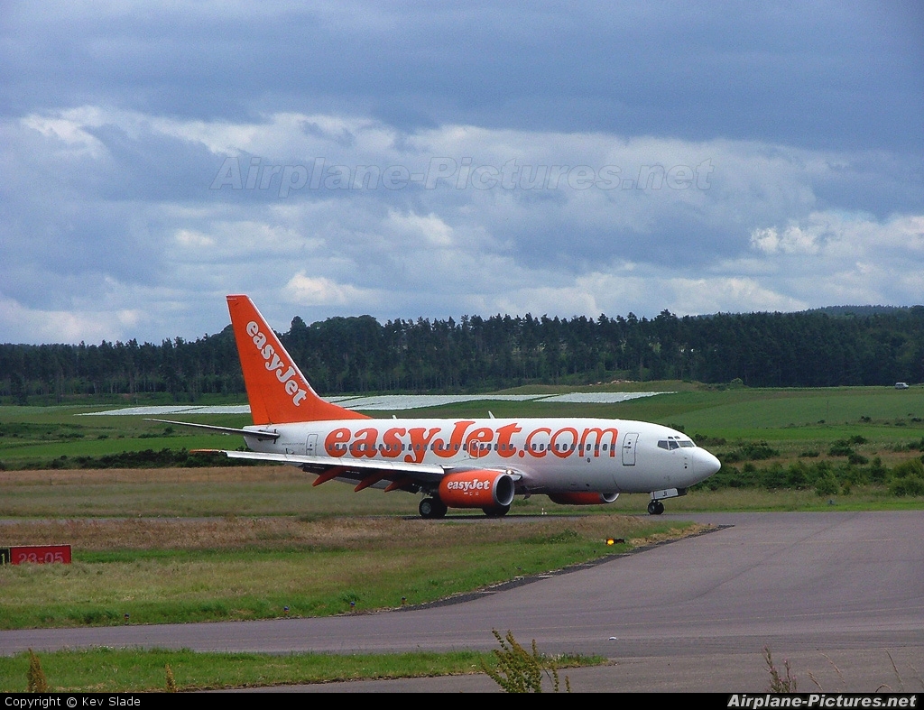 easyJet G-EZJI aircraft at Inverness
