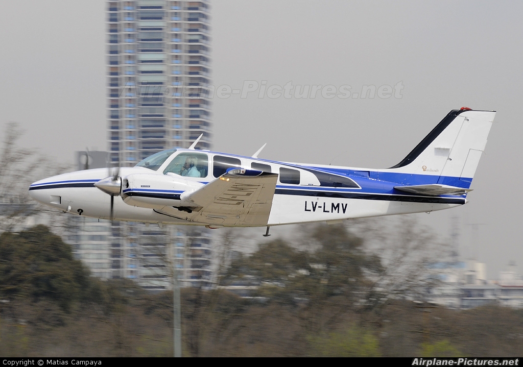 Private LV-LMV aircraft at Buenos Aires - Jorge Newbery