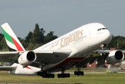 A6-EDE - Emirates Airlines Airbus A380 aircraft