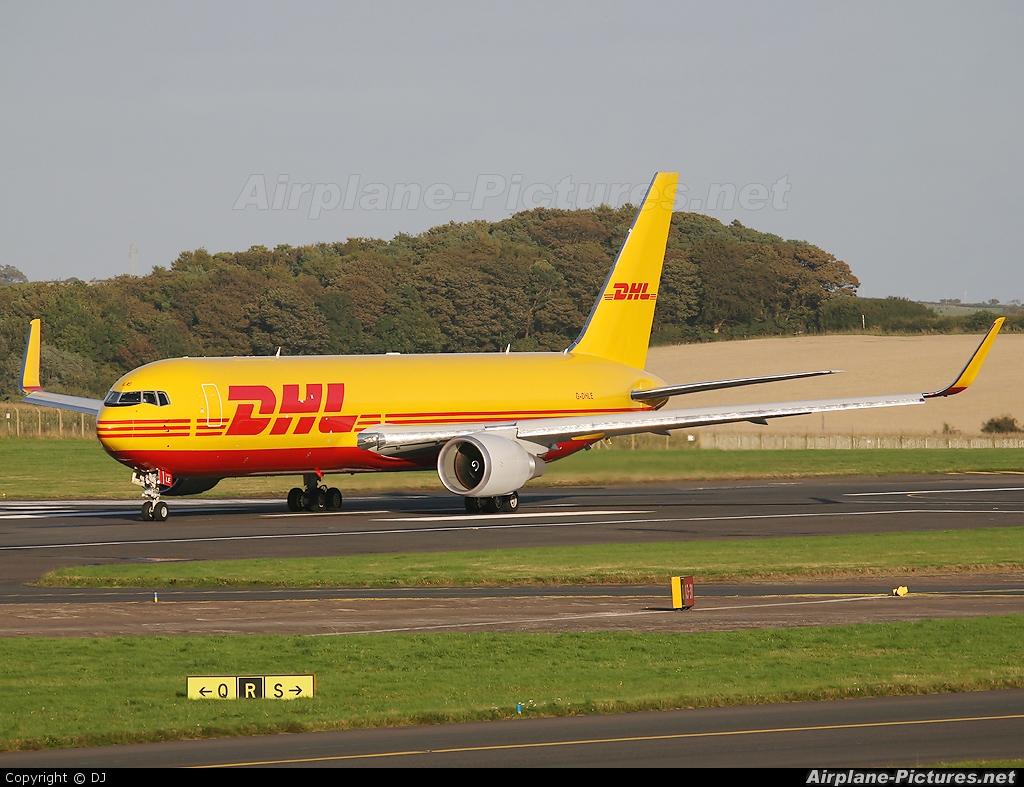 DHL Cargo G-DHLE aircraft at Prestwick