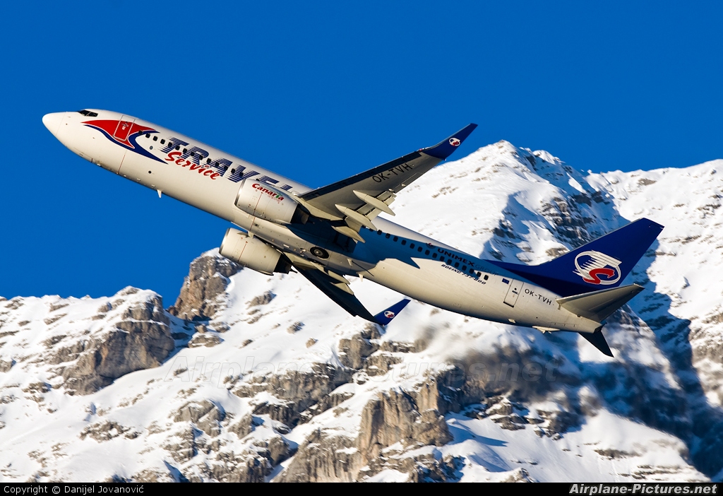 Travel Service OK-TVH aircraft at Innsbruck