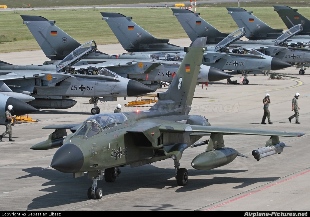 Germany - Air Force 45+93 aircraft at Rostock - Laage