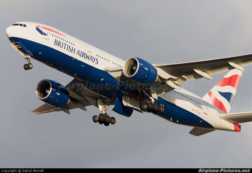British Airways G-VIIC aircraft at London - Heathrow