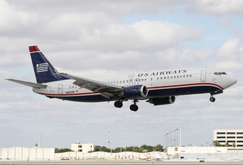N455UW - US Airways Boeing 737-400