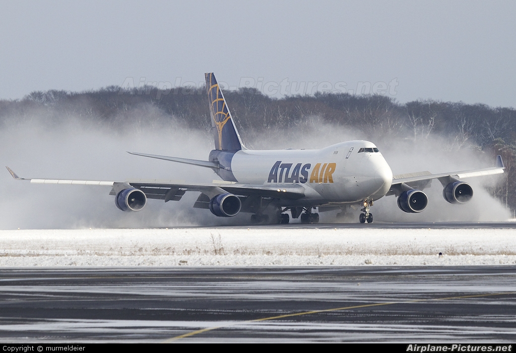 Atlas Air N419MC aircraft at Luxembourg - Findel