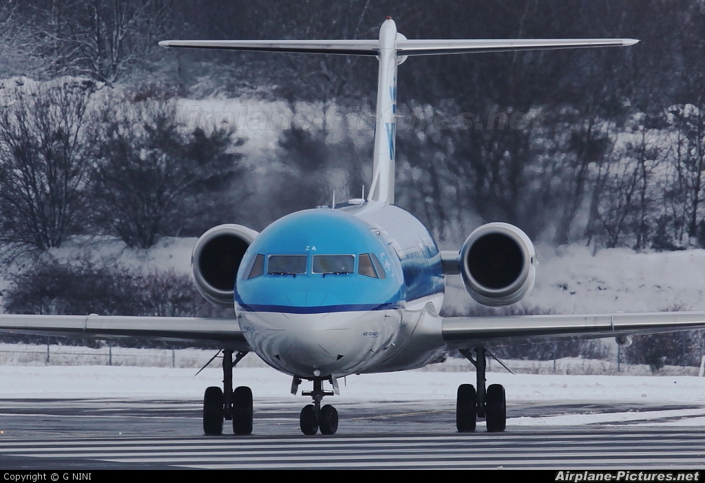 KLM Cityhopper PH-KZA aircraft at Luxembourg - Findel