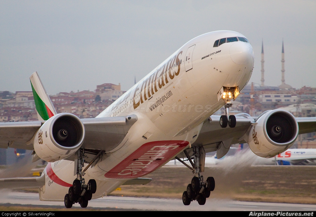 Emirates Airlines A6-EML aircraft at Istanbul - Ataturk