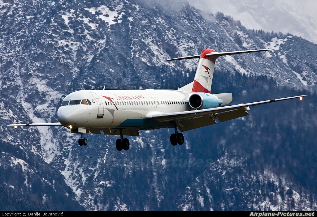 Austrian Airlines/Arrows/Tyrolean OE-LVI aircraft at Innsbruck