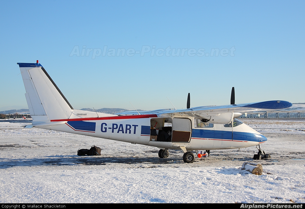 Ravenair G-PART aircraft at Dundee