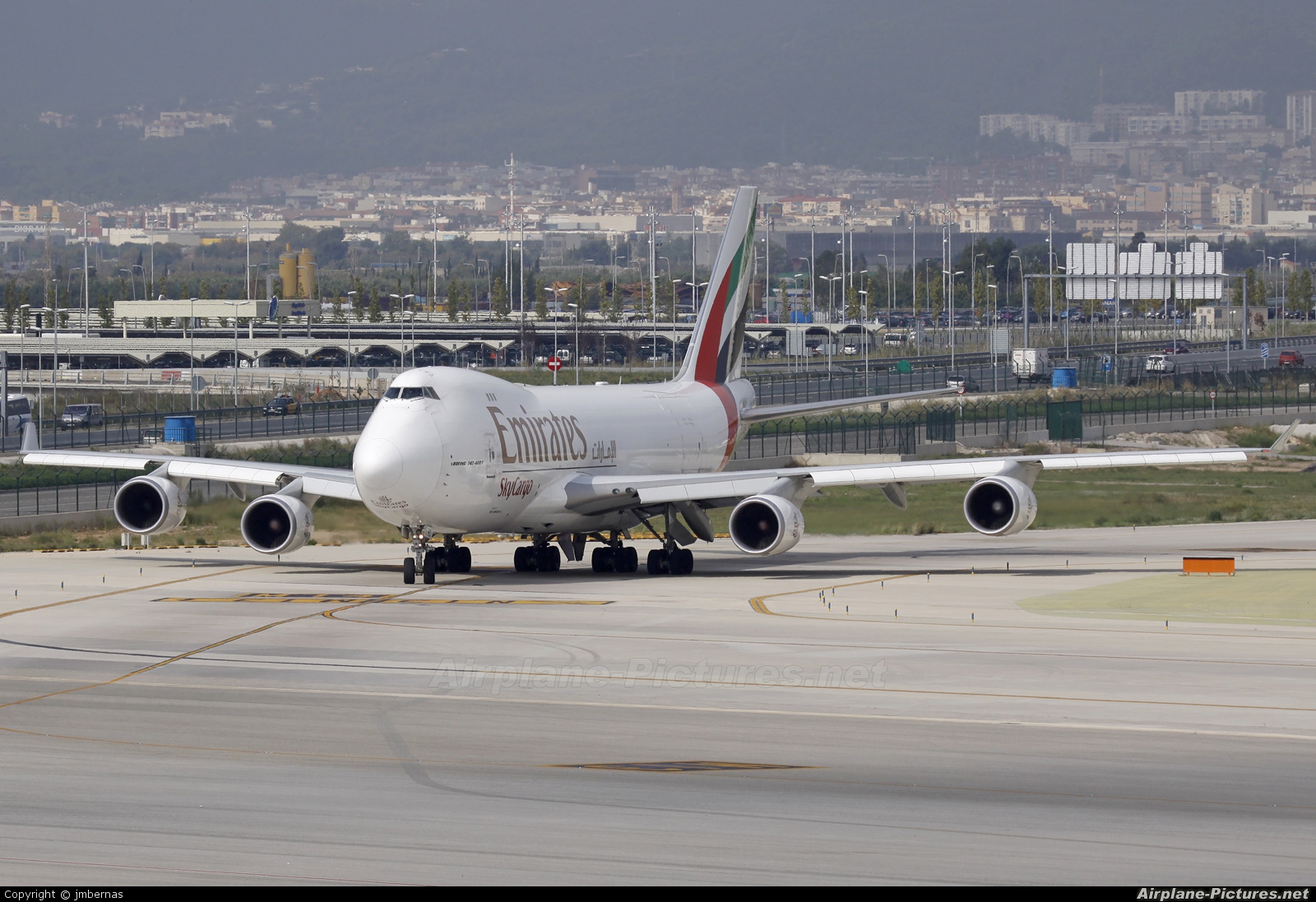 Emirates Sky Cargo OO-THD aircraft at Barcelona - El Prat
