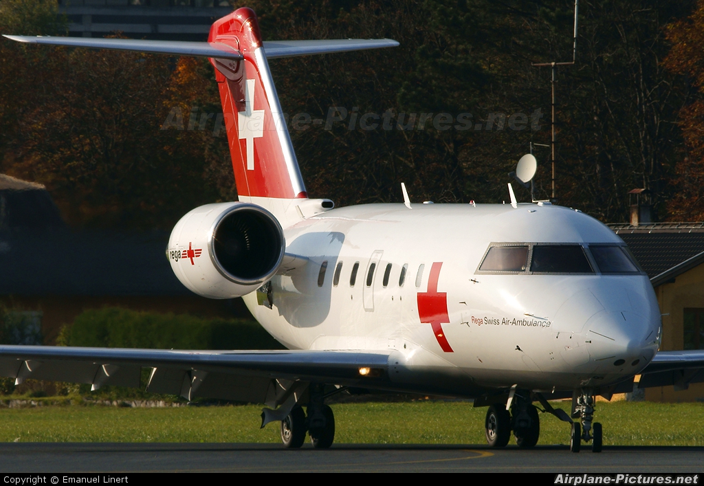 REGA Swiss Air Ambulance  HB-JRB aircraft at Innsbruck