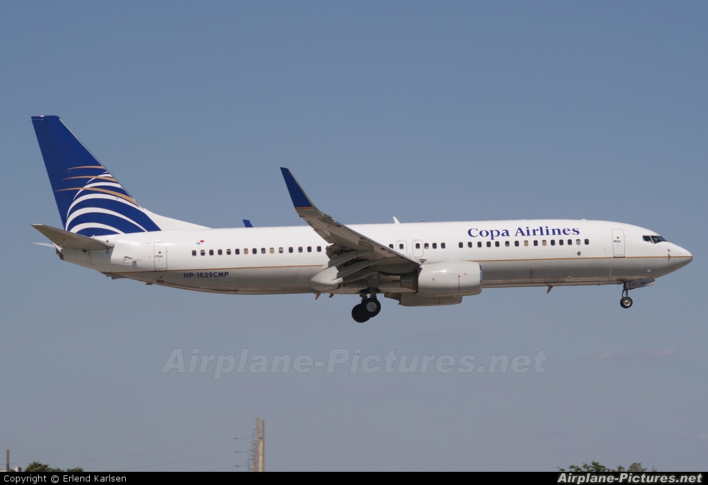 Copa Airlines HP-1529CMP aircraft at Miami Intl