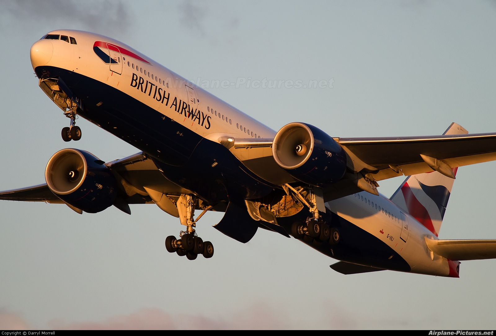 British Airways G-VIIJ aircraft at London - Heathrow