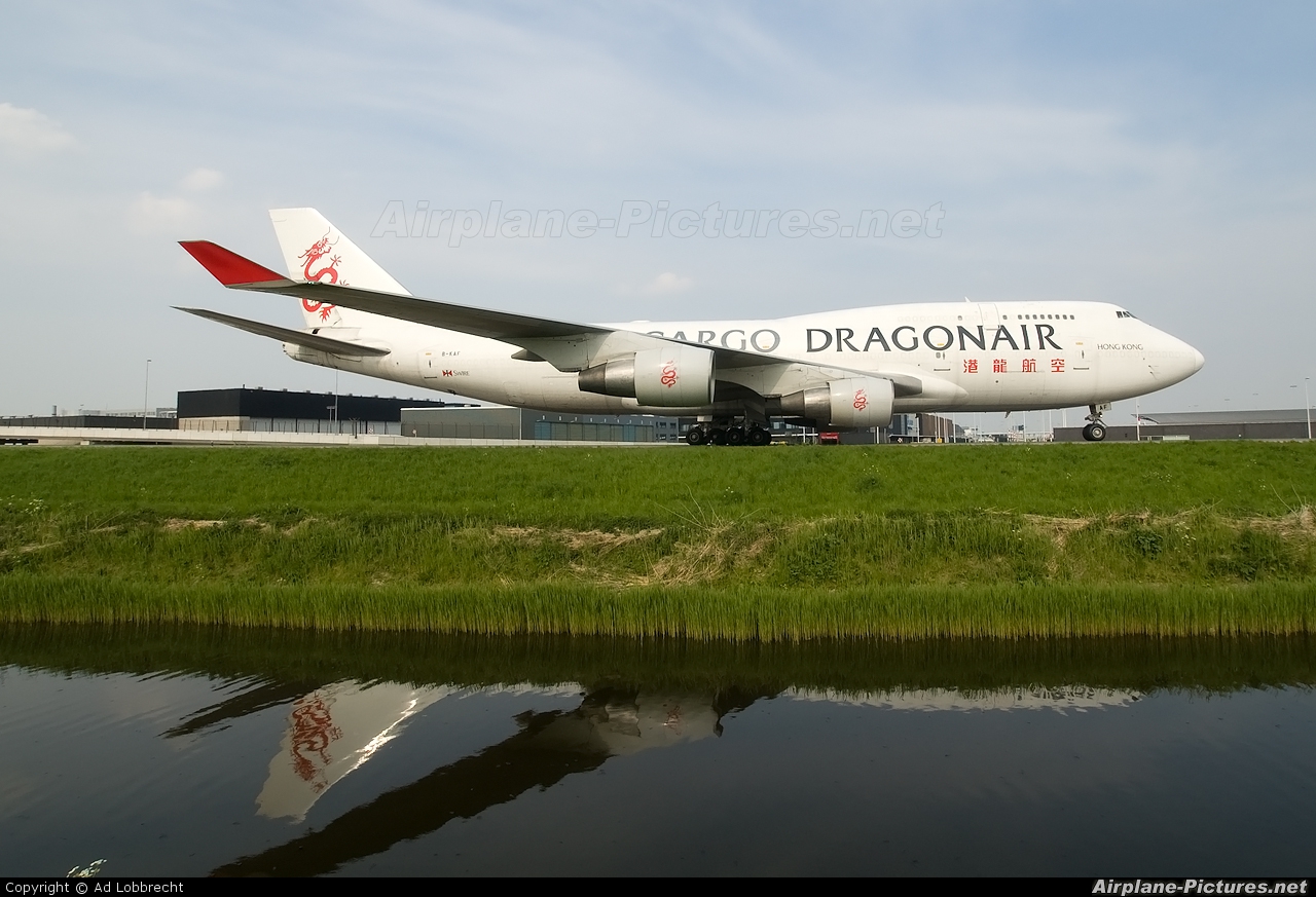 Dragonair Cargo B-KAF aircraft at Amsterdam - Schiphol