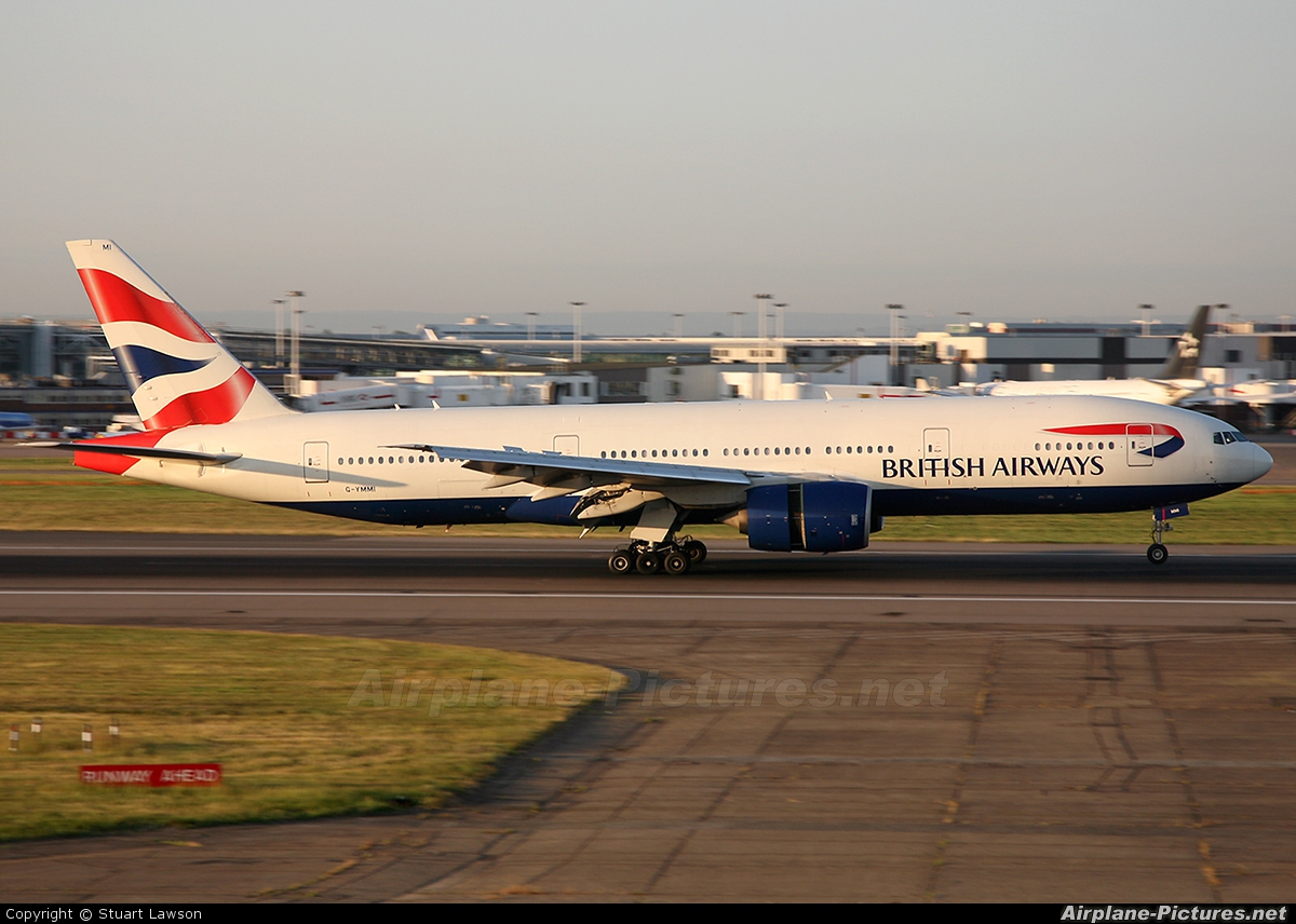 British Airways G-YMMI aircraft at London - Heathrow