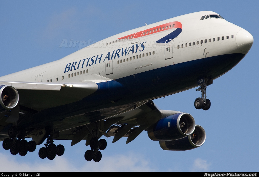 British Airways G-BYGD aircraft at London - Heathrow