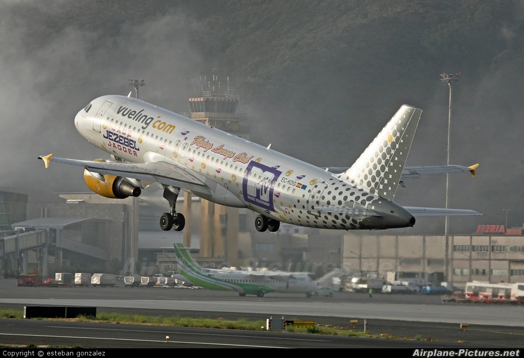 Vueling Airlines EC-KDG aircraft at Tenerife Norte - Los Rodeos