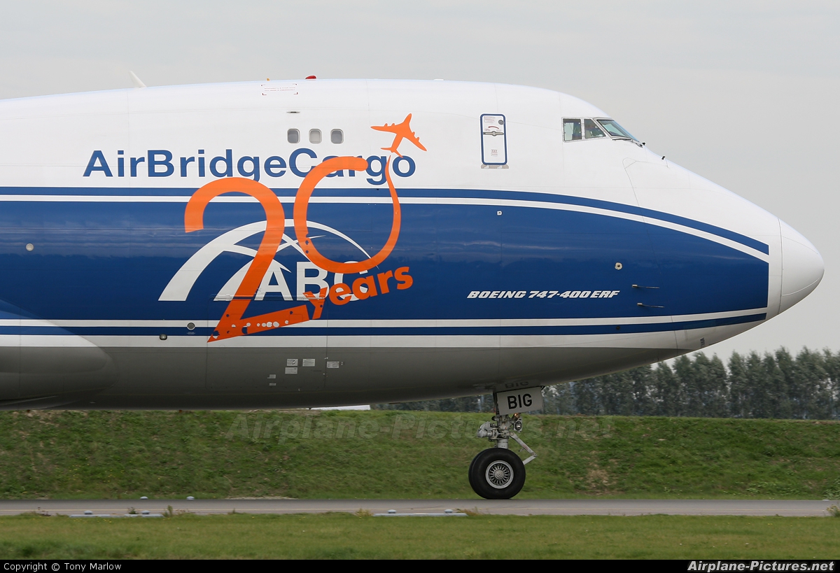 Air Bridge Cargo VP-BIG aircraft at Amsterdam - Schiphol
