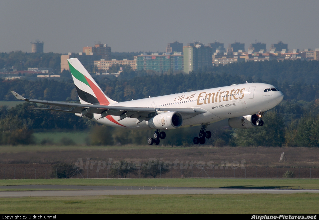 Emirates Airlines A6-EAQ aircraft at Prague - Václav Havel