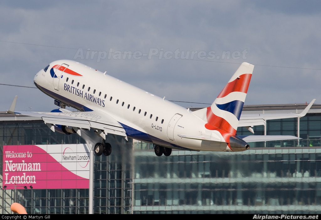 British Airways - City Flyer G-LCYD aircraft at London - City