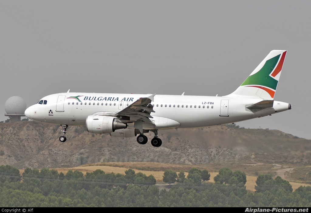 Bulgaria Air LZ-FBA aircraft at Madrid - Barajas