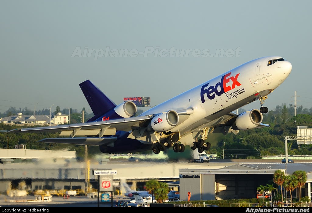 FedEx Federal Express N308FE aircraft at Fort Lauderdale - Hollywood Intl