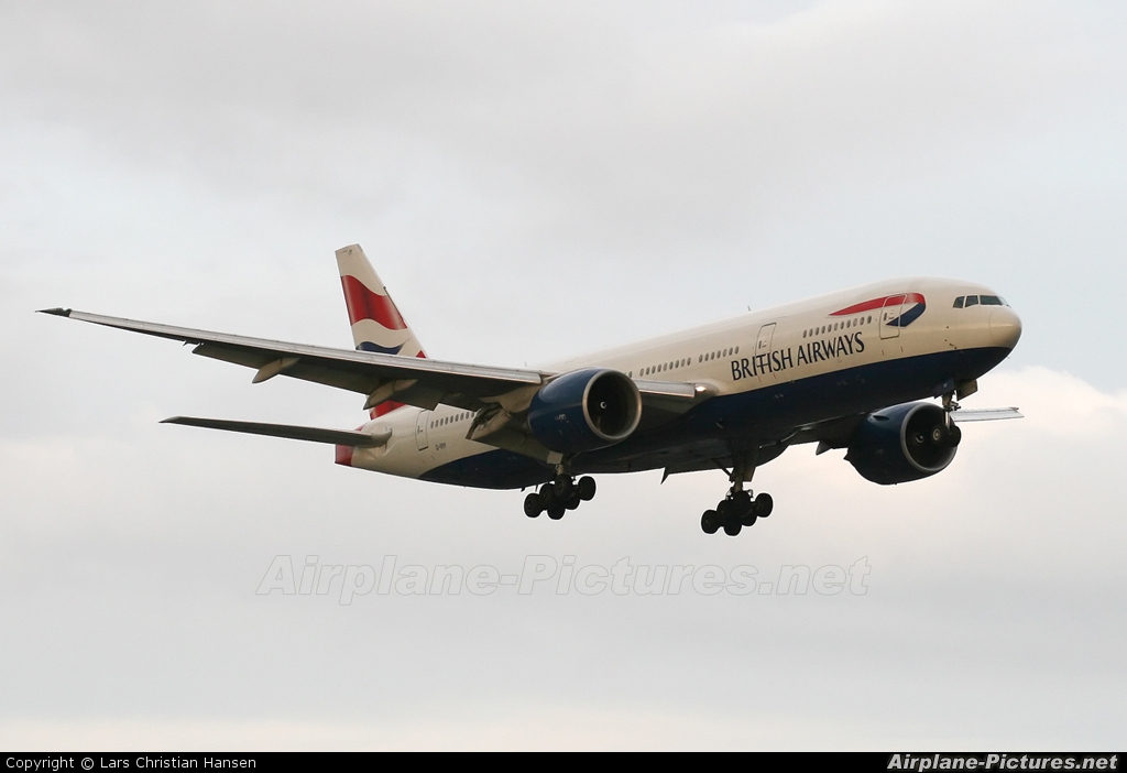British Airways G-VIIY aircraft at London - Heathrow
