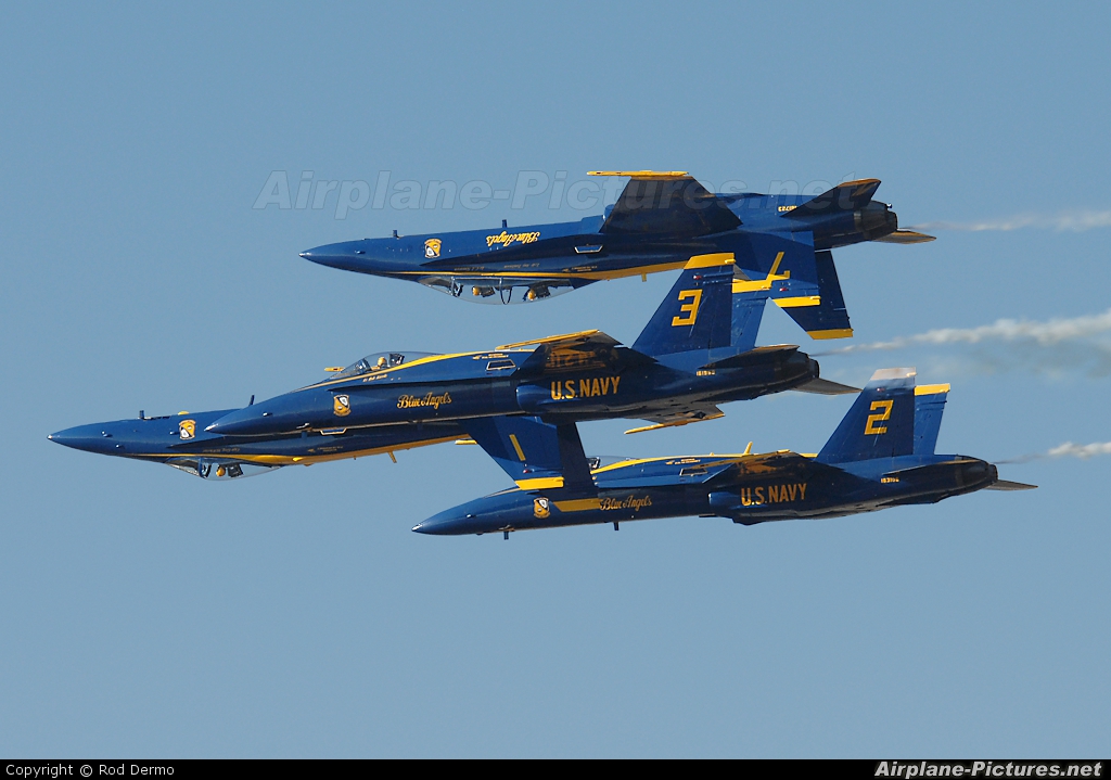 USA - Navy : Blue Angels 161958 aircraft at Pensacola - NAS / Forrest Sherman Field