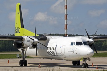 YL-BAW - Air Baltic Fokker 50