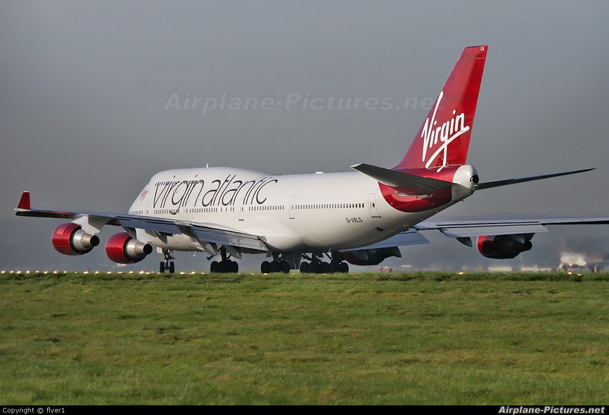 Virgin Atlantic G-VXLG aircraft at London - Gatwick