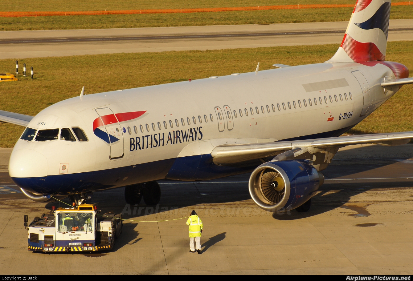British Airways G-BUSH aircraft at London - Heathrow