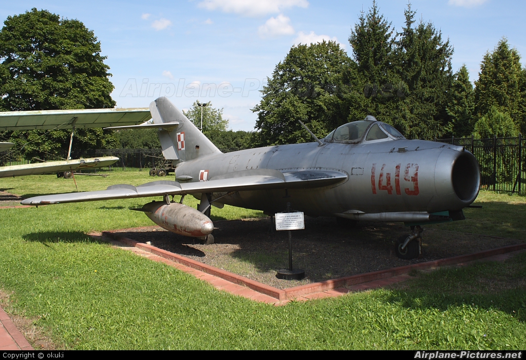 Poland - Air Force 1419 aircraft at Poznań - Cytadela Museum