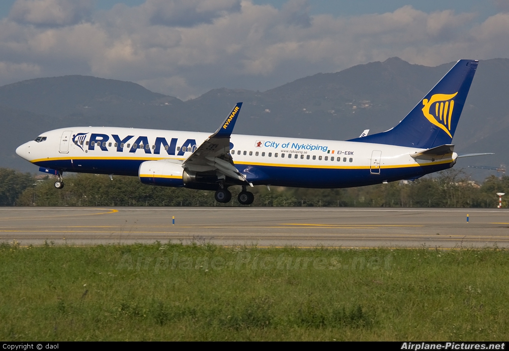 Ryanair EI-EBK aircraft at Bergamo - Orio al Serio