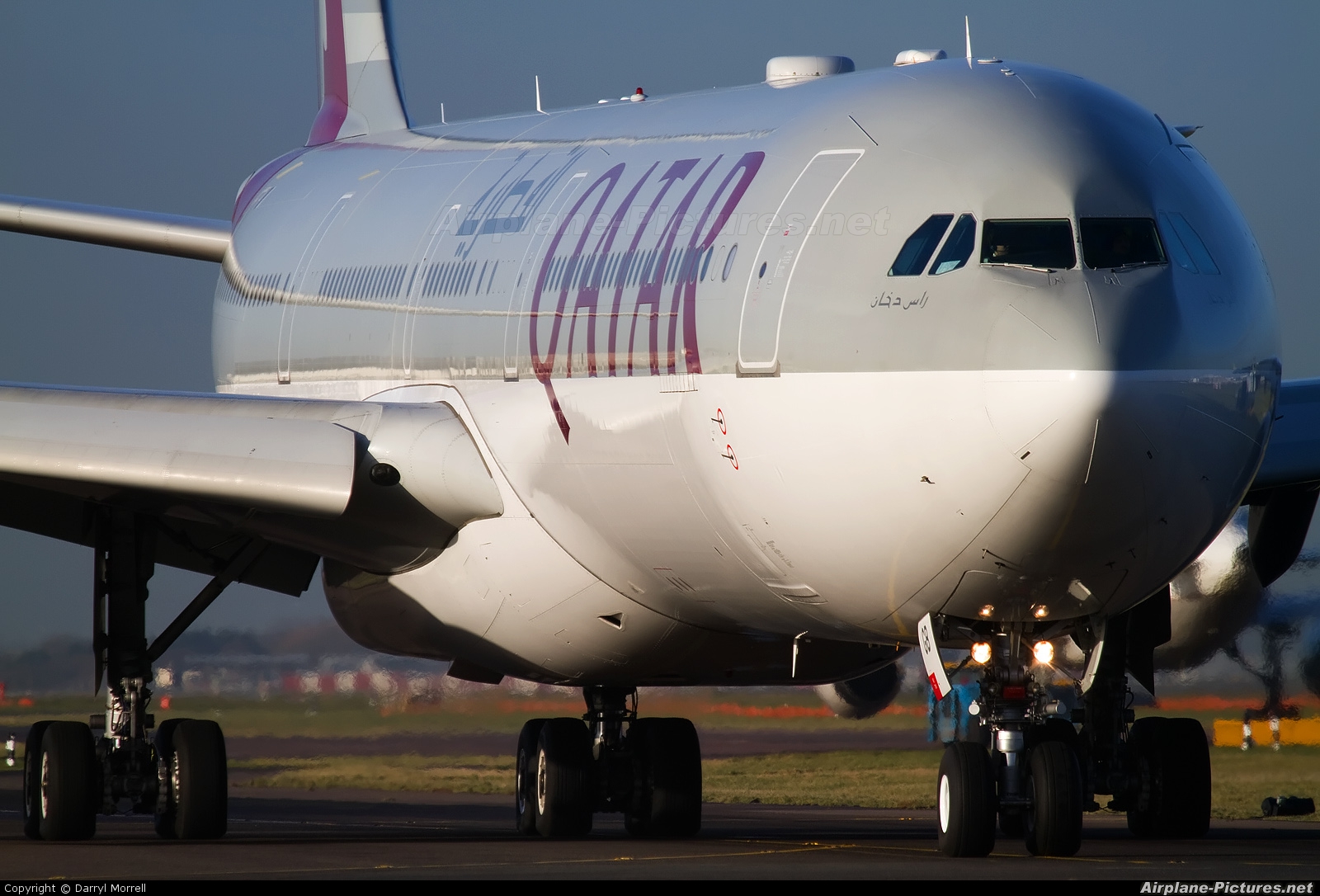 Qatar Airways A7-AGB aircraft at London - Heathrow